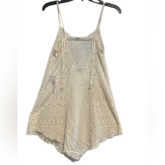 Mustard Seed Square Cut Mini Dress NWT sz Med - Picture 2 of 6